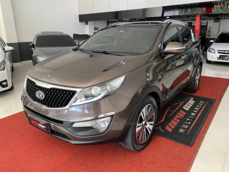 KIA MOTORS - SPORTAGE - 2013/2014 - Marrom - R$ 88.900,00